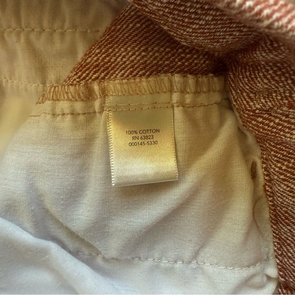 Christopher & Banks Rust Textured Trouser Pants Size 6 - Picture 6 of 9